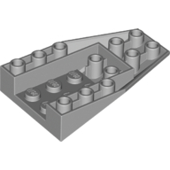 Lego loď letadlo spodní část 6x4, světle modro šedá (6195467)